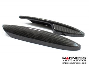 Alfa Romeo Stelvio Interior Door Handle Trim Set - Carbon Fiber